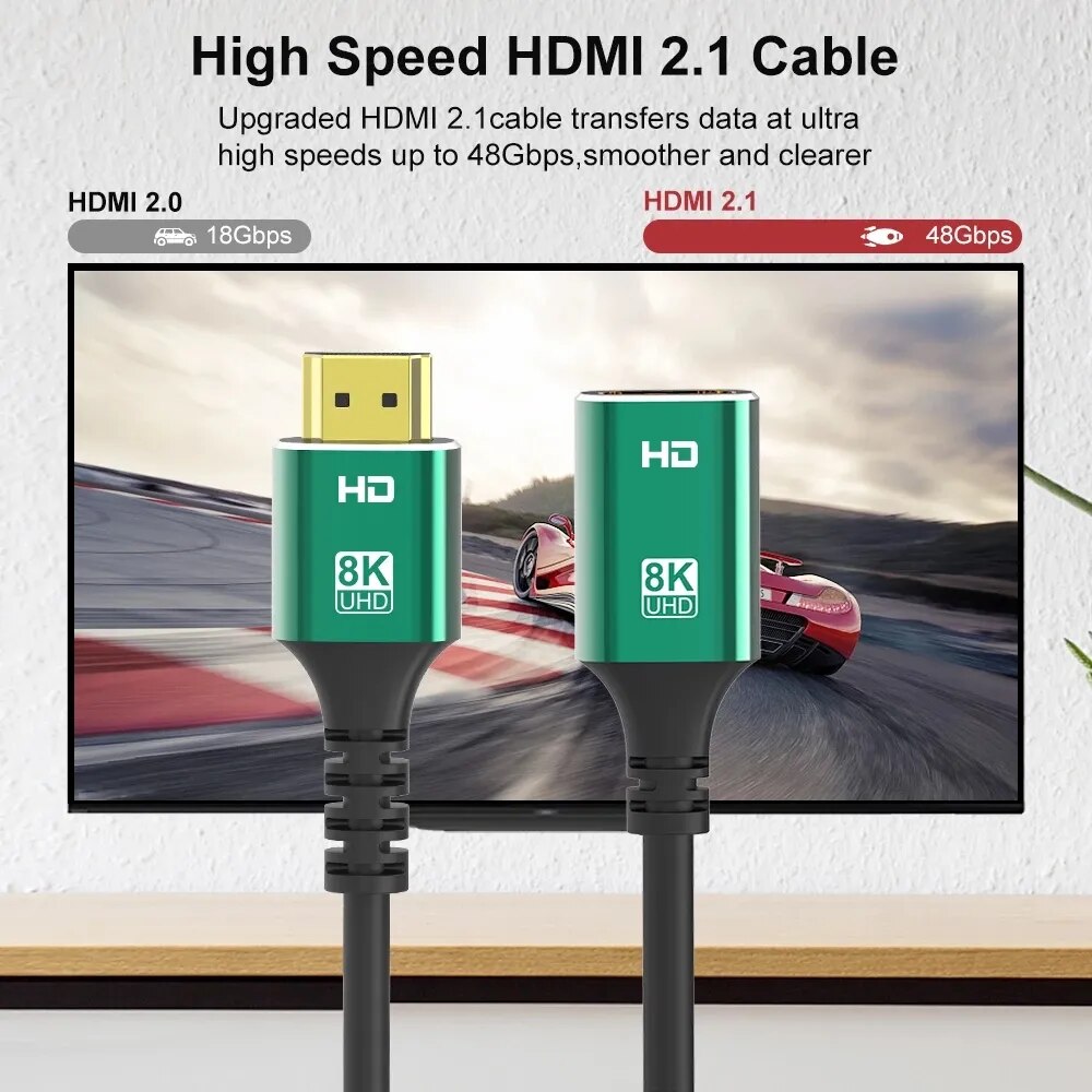 - HDMI ȣȯ  ̺ 8K @ 60Hz 4K @ 60Hz  48Gbps  ̺ 1.5M HDMI ȣȯ ġ